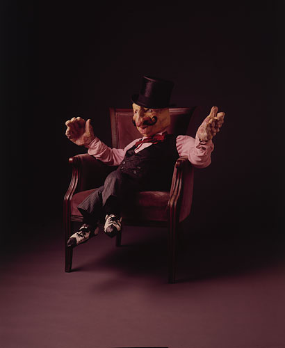 victorian man - puppet